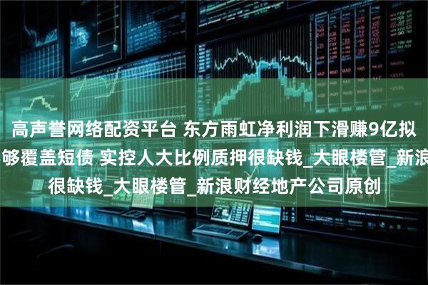 高声誉网络配资平台 东方雨虹净利润下滑赚9亿拟分红14亿：现金不够覆盖短债 实控人大比例质押很缺钱_大眼楼管_新浪财经地产公司原创